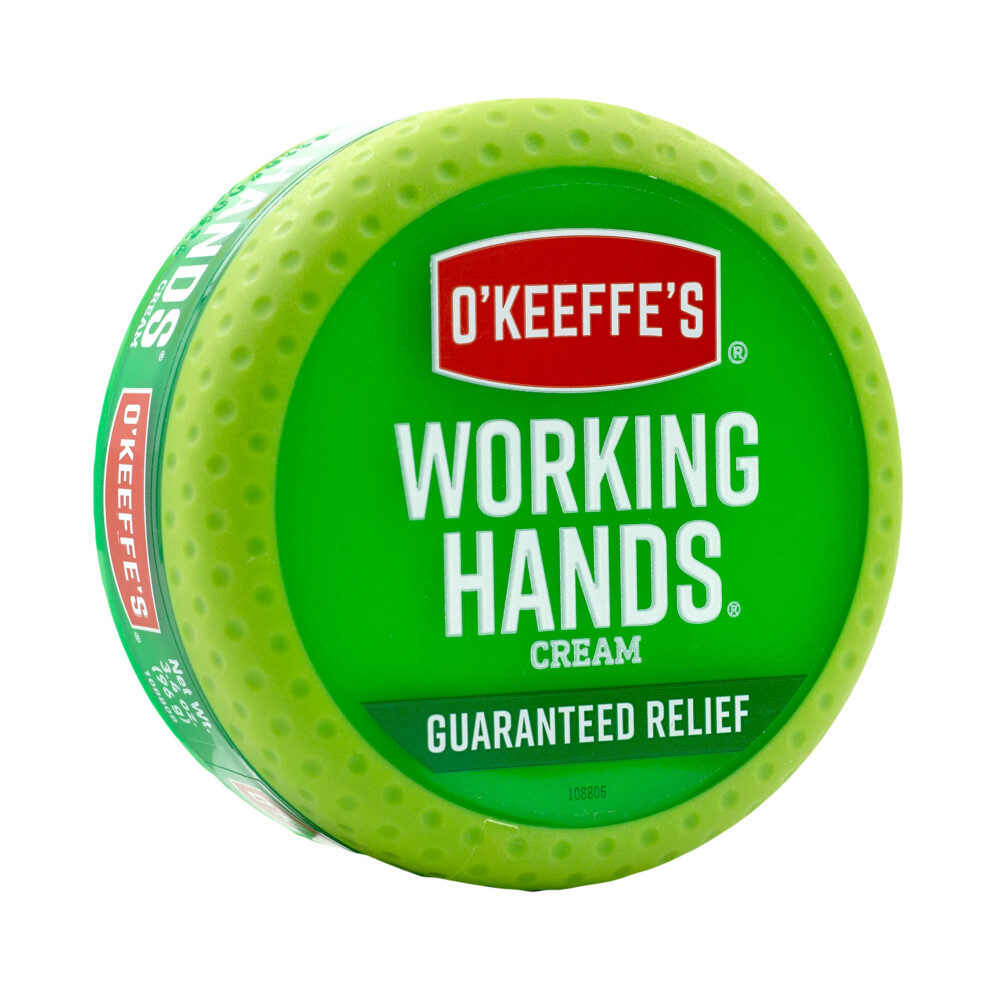 O'keeffe's Working Hands Hand Cream For Extremely Dry; Cracked Hands; 3.4 Ounce Jar; Pack 1