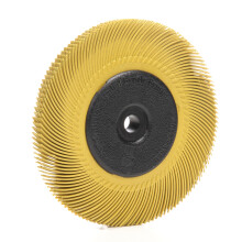 cubitron Scotch-Brite Radial Bristle Brush  Aluminum Oxide  6000 RPM  6 Diameter x 716 Width  80 Pack of 1