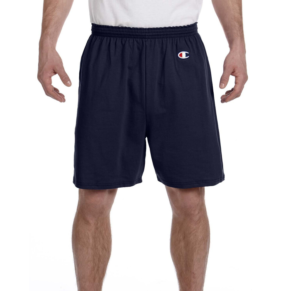 Champion Men's 6-Inch Navy Cotton Jersey Shorts - XX-Large
