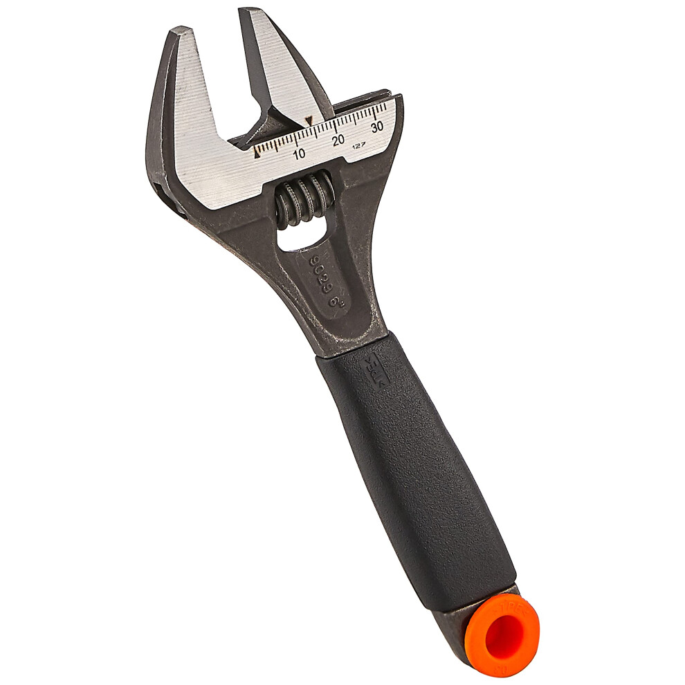 Bahco 9029 R US 6-Inch Wide Mouth Adjustable Wrench   Black