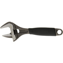 BAHCO BAH9031RUS ERGO Big -mund Justerbar skruen?gle med gummih?ndtag - 8 tommer - sort fosfat finish