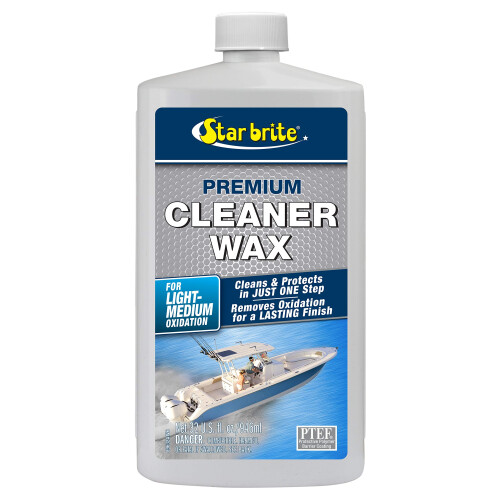 STAR BRITE One-Step Cleaner Wax με UV Προστασία - Αφαιρεί Κιτρινίλες & Οξείδωση - 32 Ουσίες (089632)