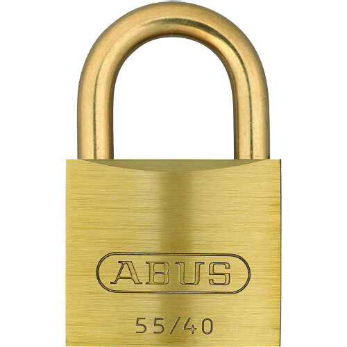 Abus ABUS 55MB/40 C KD 55 All Weather Solid Brass Keyed Different Padlock  1.5-Inch