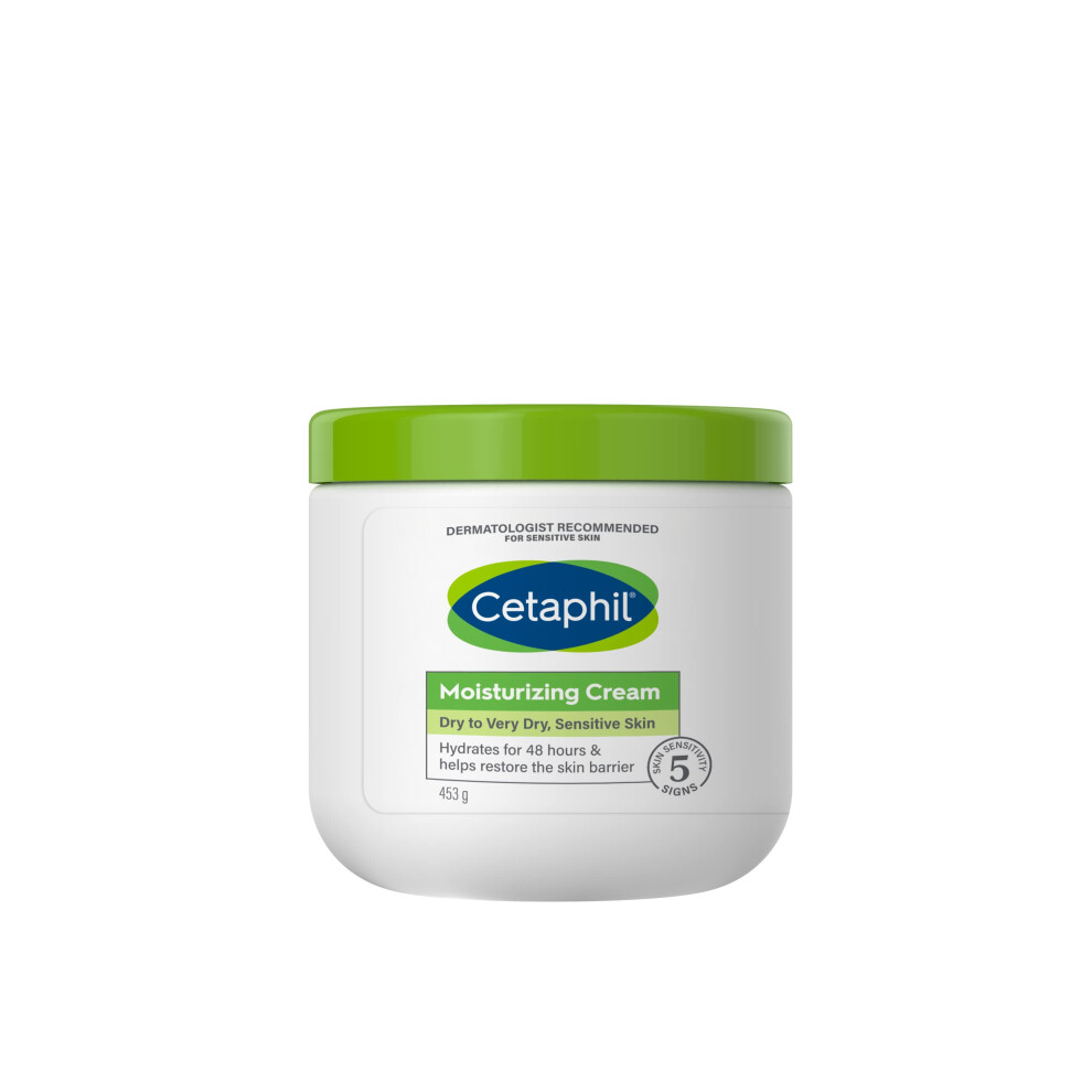 Cetaphil Moisturizing Cream for Dry/Sensitive Skin  Fragrance Free 16 oz