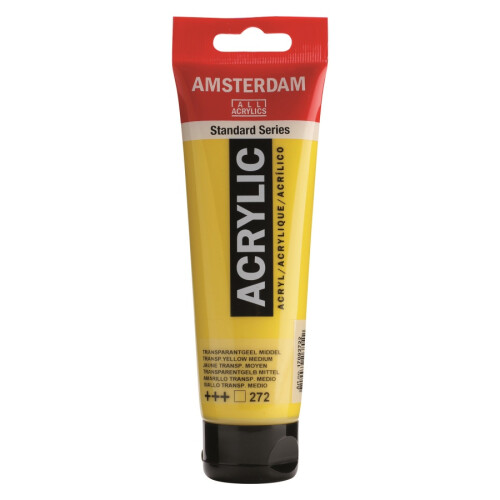 Acryl Amsterdam Amarillo Transparant Medium 120 ml
