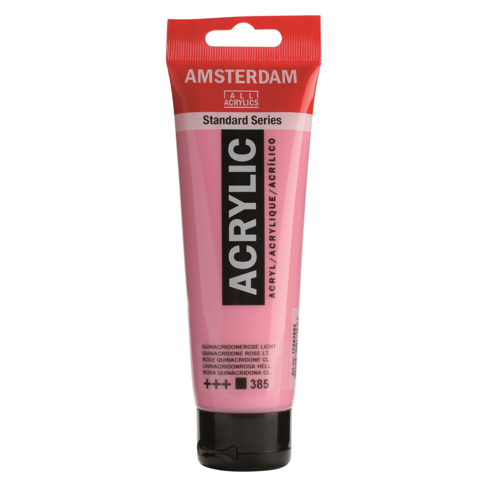 Amsterdam Standard Series Tubetti In Acrilico 120 Ml Quinacridone Rosa Chiaro 385 (17093852)-image
