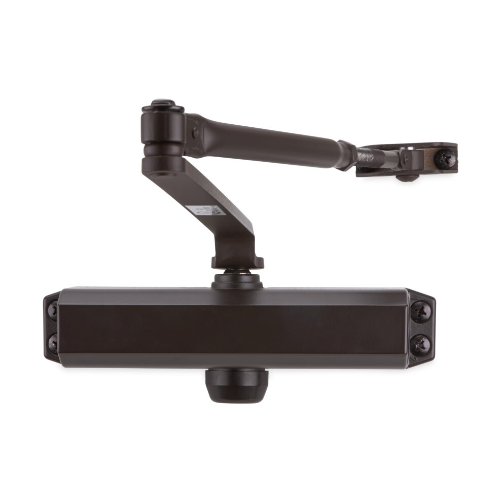Global Door Controls Commercial Door Closer In Duronotic Finish With Backcheck Small - Size 4 - Tc2204-Bc-Du 704780134985