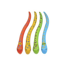 SWIMLINE Dive Eels Toys 4-Pack Weighted Catch And Retrieval Game For Swimming Pool & Bath Tub For Kids Multi Color Rings Underwater Dive Practice Edu