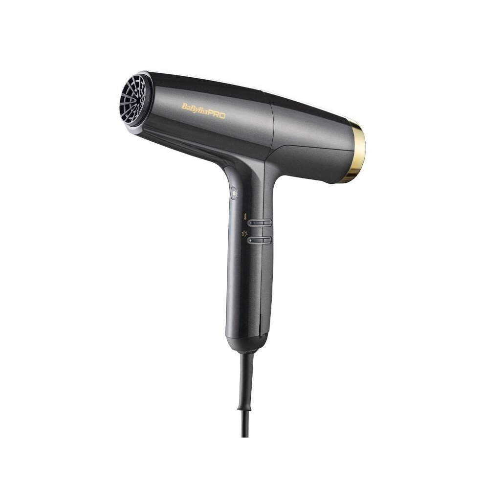 BaByliss Pro FALCO High Speed Dryer - Grey & Gold