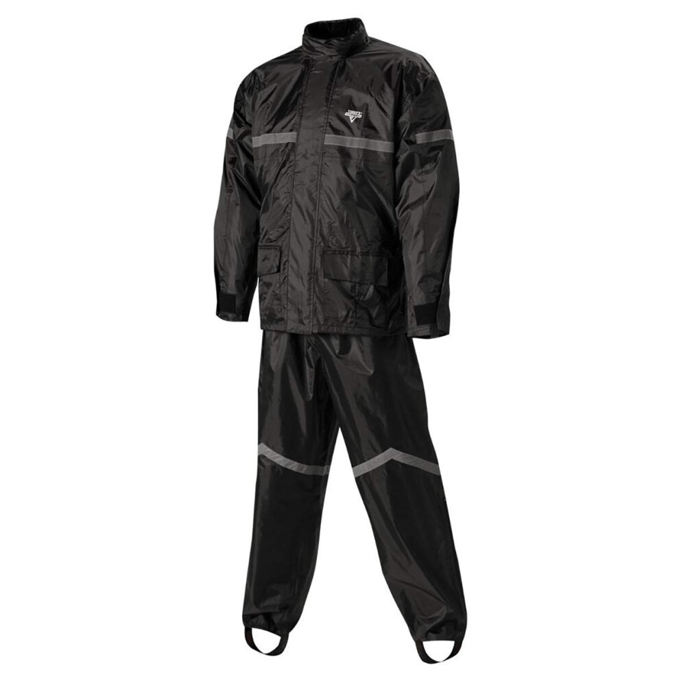 Combinaison De Pluie Nelson Rigg Stormrider 100 Imperm Able Avec Pantalon Et Veste Inclus Et Bandes R Fl Chissantes (Noir, Taille Xl)-image