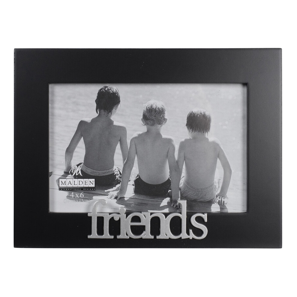 Cadre photo       Friends Expressions       de Malden International Designs, noir, 4   x   6