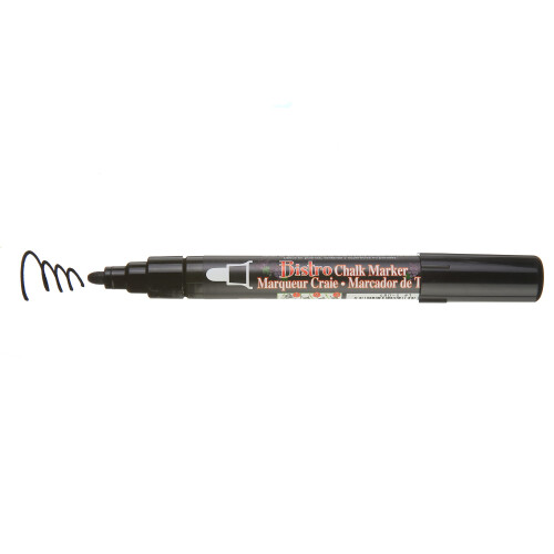 Uchida 480-C-1 Marvy Broad Point Tip Regular Bistro Chalk Marker Zwart 2