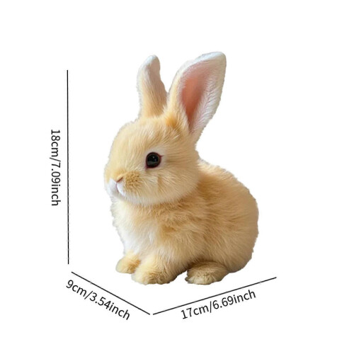 (Yellow) Electronic Bunny Plush Animated Interaction Gift Electronic Pet Toy 1