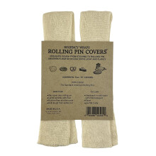 Regency Wraps Rolling Pin Cover pour la pate antiadhesive roulant 100% coton absorbe exces quatre, donc les patisseries sortent legere et floconn