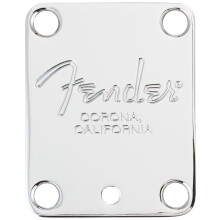 Fender Standard Guitar Neck Plate Chrome