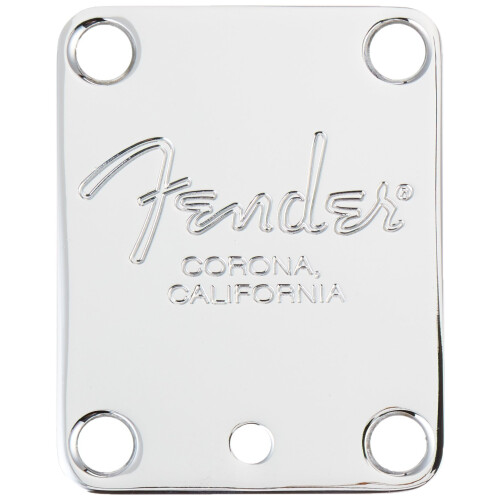 Fender Fender Standard Guitar Neck Plate Chrome