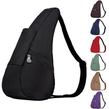 Bolsa de viaje AmeriBag Classic Healthy Back de microfibra extra peque   a (negra)