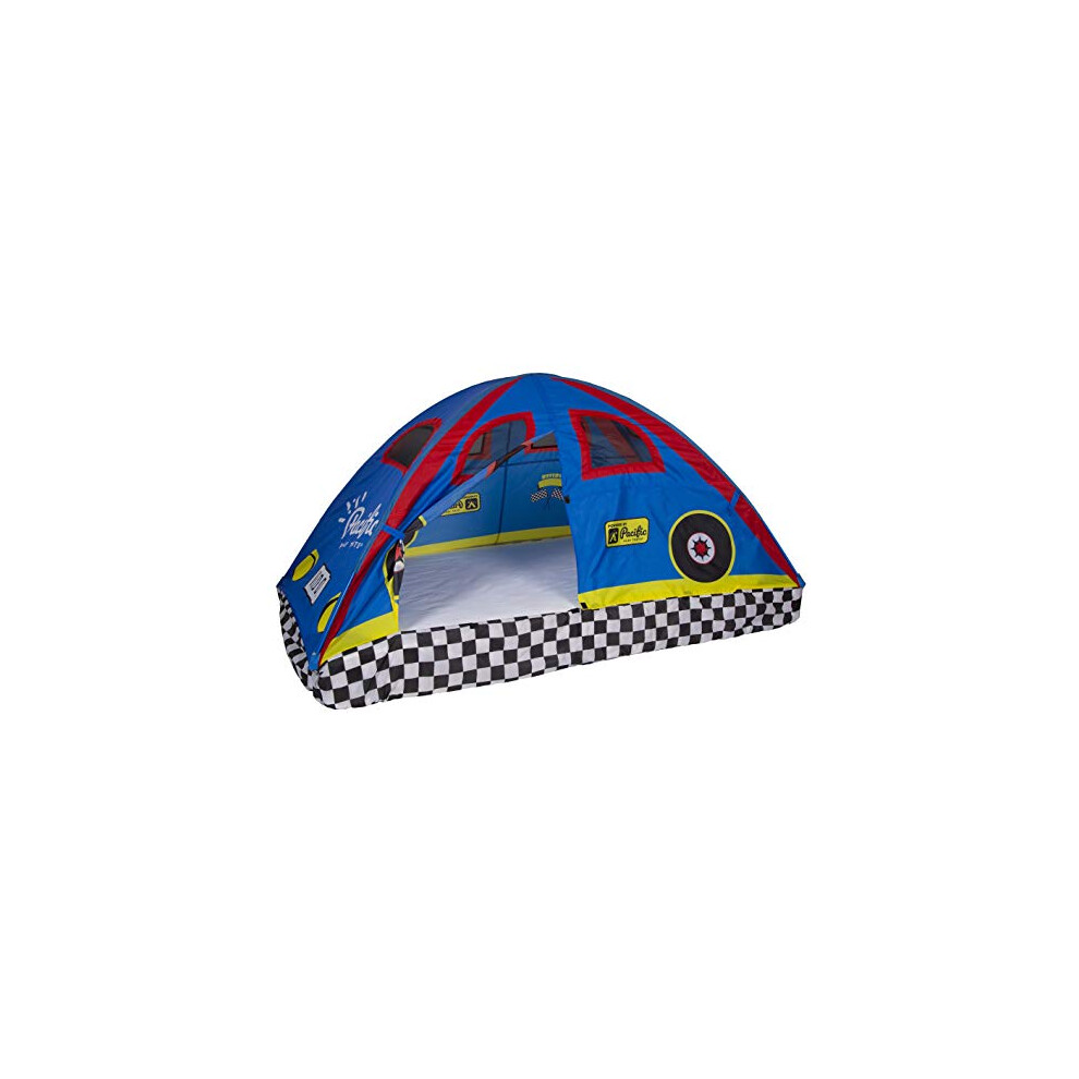 Pacific Play Tents 19711 Kids Rad Racer Bed Tent Speelhuis - Matras Van Normaal Formaat-image
