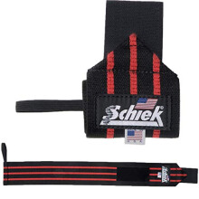 Schiek Sports Model 1112 Heavy Duty 12"""" rannesiteet - musta/punainen