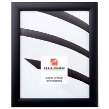 Craig Frames 1WB3BK 24 by 24-Inch Picture Frame Smooth Wrap Finish 1-Inch Wide Black