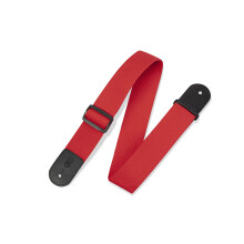 Tracolla per chitarra Levy's Leathers 2 in polipropilene con estremit in poliestere e regolazione a tre livelli. Rosso M8POLY-RED