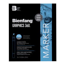 Bienfang Graphics 360 Marker Paper Pad  14-Inch by 17-Inch  100 Sheets
