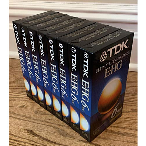 Nastro Video VHS TDK Ultimate Performance E-HG Extra High Grade T-120
