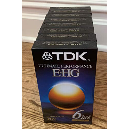 Nastro Video VHS TDK Ultimate Performance E-HG Extra High Grade T-120 1