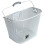 Biria Bicycle Panier avec support blanc Panier de dbit rapide avant blanc 1