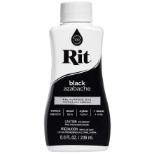 Rit Dye 88150 All Purpose Liquid Dye Black 8 Fl Oz