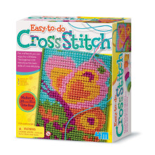 Kit de point de croix multicolore 4M