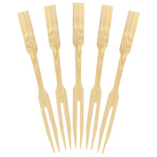 BambooMN Premium 3,5"""" Bamboo Mini Cocktailsmagsgafler Frugtplukkere Festartikler 2000 stk.