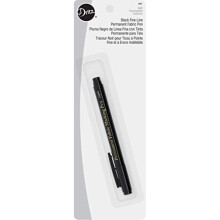 Dritz 3087 The Fine Line Permanent Fabric Marker  Black  8.5 x 2.88 x 0.38