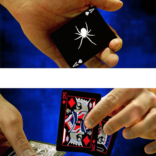 Magic Makers Black Spider Deck Bicycle Cards 2