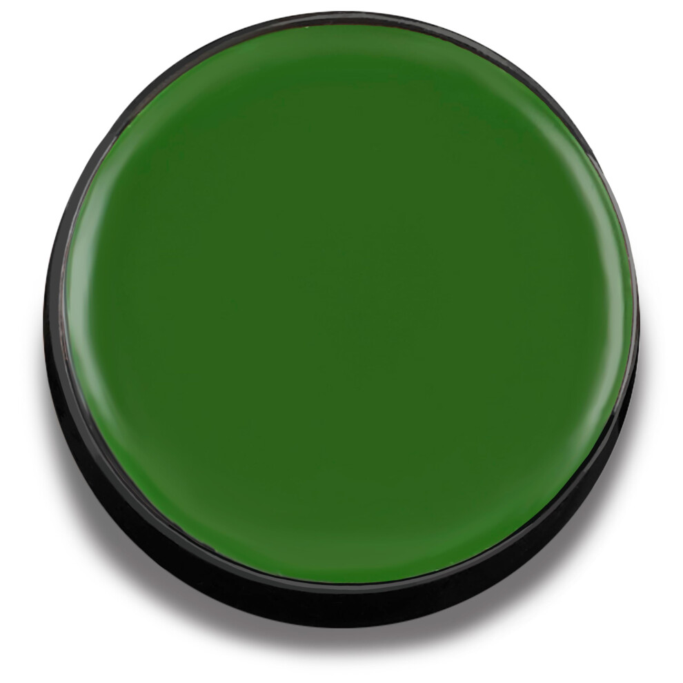Mehron Makeup Color Cups | Stage  Foundation  Face Paint  Body Paint  Halloween | Face Paint Makeup | Greasepaint .5 oz 14 g Green