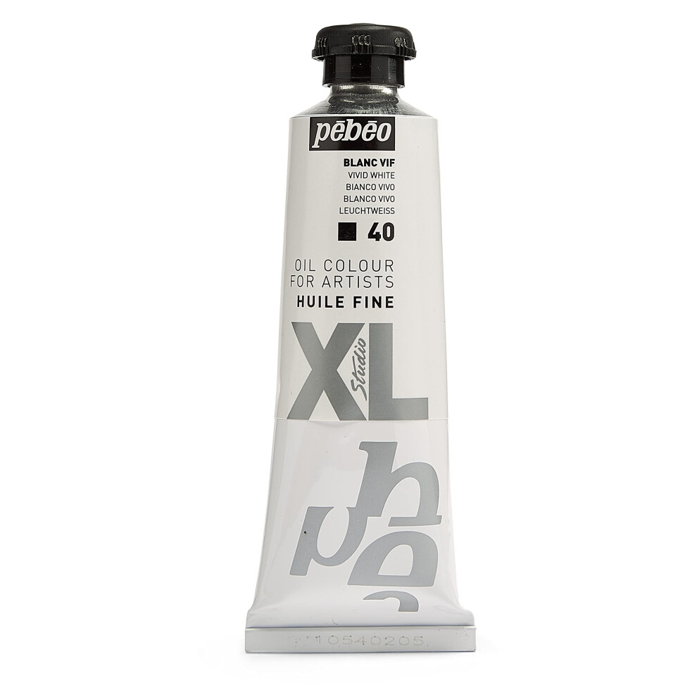 Pebeo Huile Xl 37Ml Olio, Titani, Bianco Brillante, 37 Ml (Confezione Da 1), 37 Unità-image