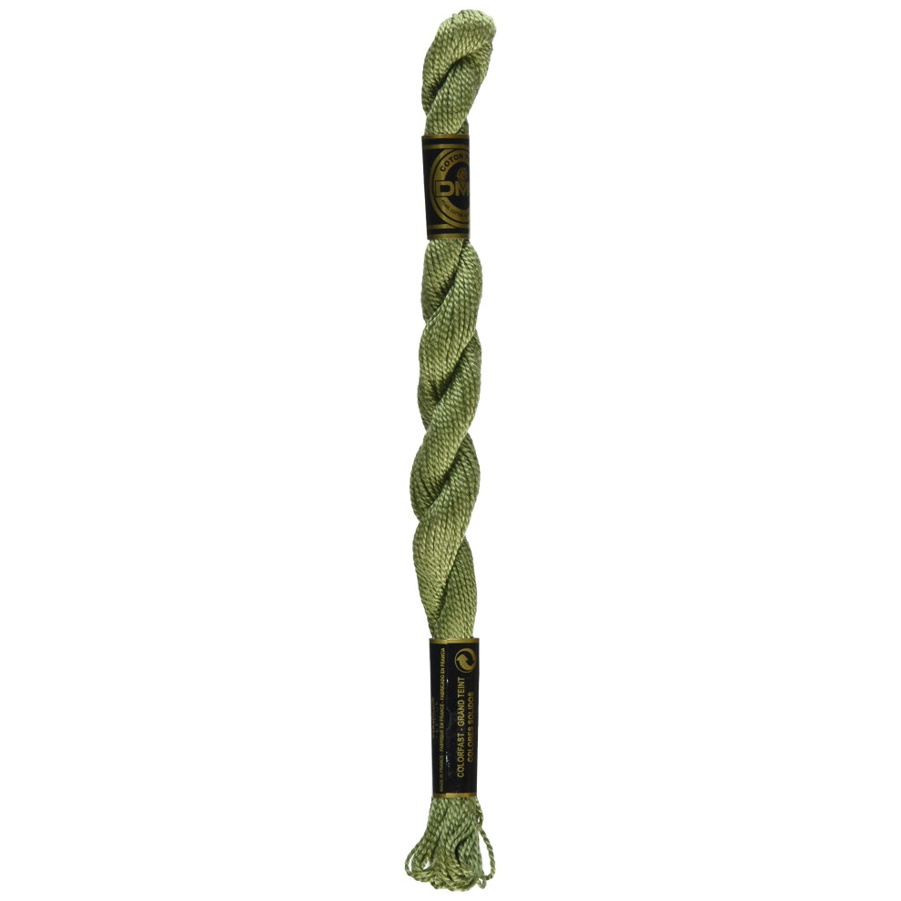 DMC Pearl Cotton Skeins Size 5-27.3 Yds: Medium Green Grey