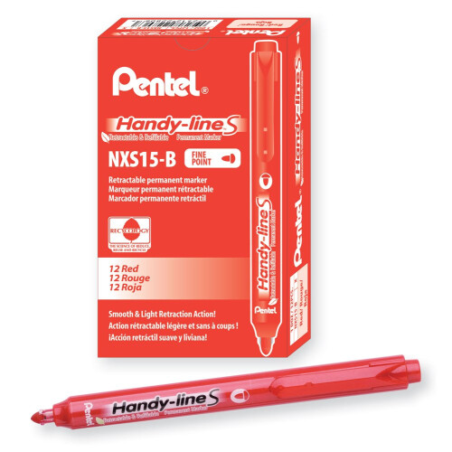 Pentel Pentel Handy-line S ??as???   e??? ?a? ?pa?a?e   ???   e??? ????   ?? ?a??ad???? ??????? ?e???? NXS15-B, ???t?    e 12 ?e???e?