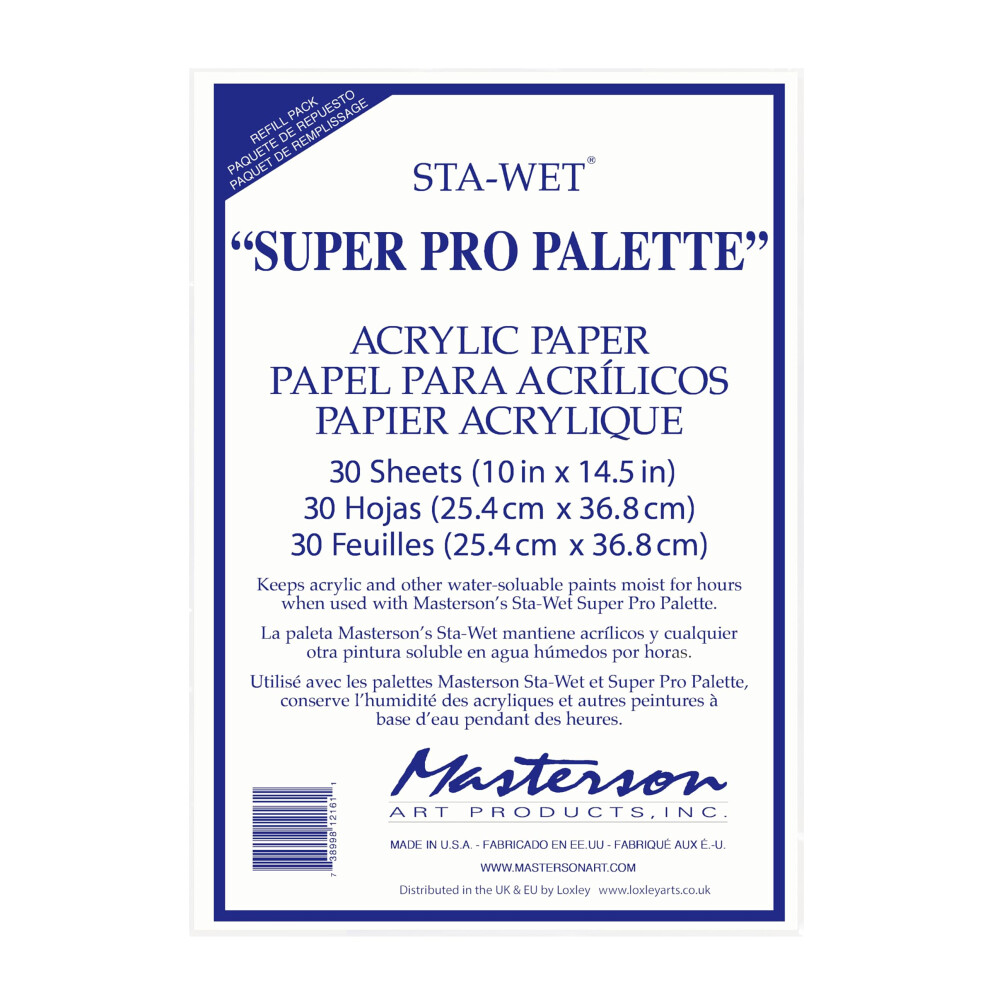 Masterson Sta-Wet Pro Palette Acr Carta 30Pk-image