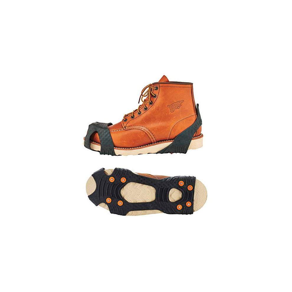 Ergodyne TREX 6300 Slip-On Traction Cleats for Snow and Ice with 8 Carbon Steel Spike Grips