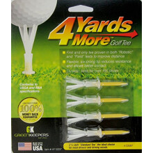 4 Yards More Golf-Tee  2 3/4 Zoll  Gelb (4 Tees)