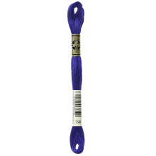 12 PACK DMC 6-Strand Embroidery Cotton 8.7yd-Dark Royal Blue -117-796