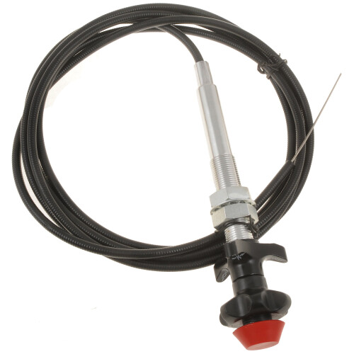 Control Cables With 2 In. Black Knob  10 Ft. Length 1