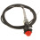 Control Cables With 2 In. Black Knob  10 Ft. Length 1