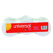 Universal 35720 Rechenmaschine/Rechnerrolle, 7,2 kg, 1,27 cm Kern, 6,4 cm x 45,7 m, wei (3er-Pack)