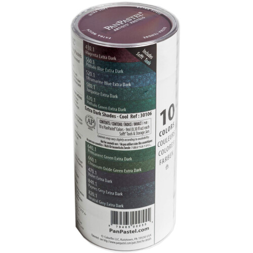 PanPastel Stack Sets (10 extra dunkle Farbt  ne, k  hl)