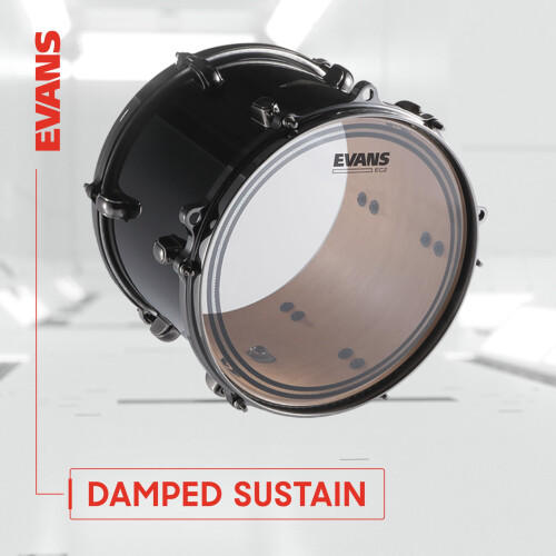 Evans Drum Heads - EC2S Coated Tom Drumhead  13 Inch 2