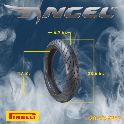 PIRELLI Pirelli Angel Front Tire (120/70ZR17) 1