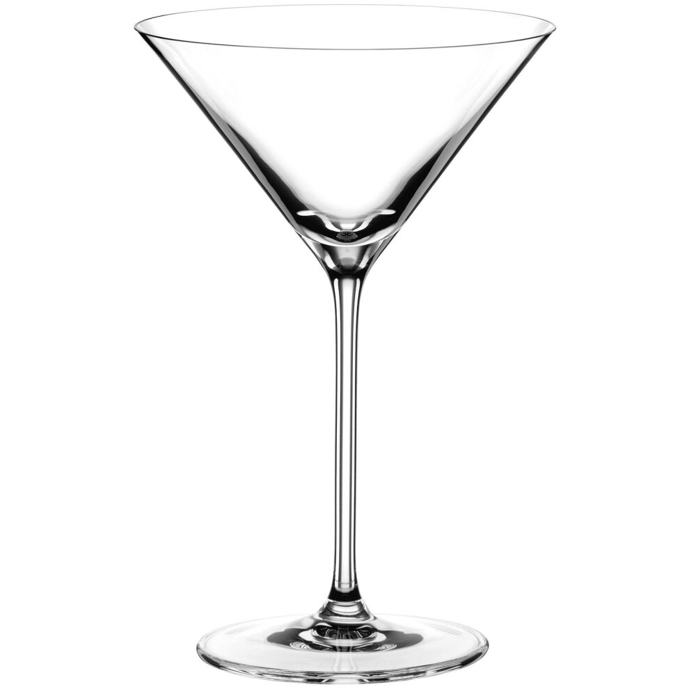 Riedel Vinum XL Martini Glasses set of 2  Precision Blown Crystal Martini Glasses with Stem - Elegant Cocktail Glasses for Bar  9.5oz  Machine Washabl