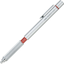Uni M91010.26 Shift Pipe Lock Drafting Bleistift, 0,9 mm, silbernes Geh  use mit rotem Akzent (M91010.26)